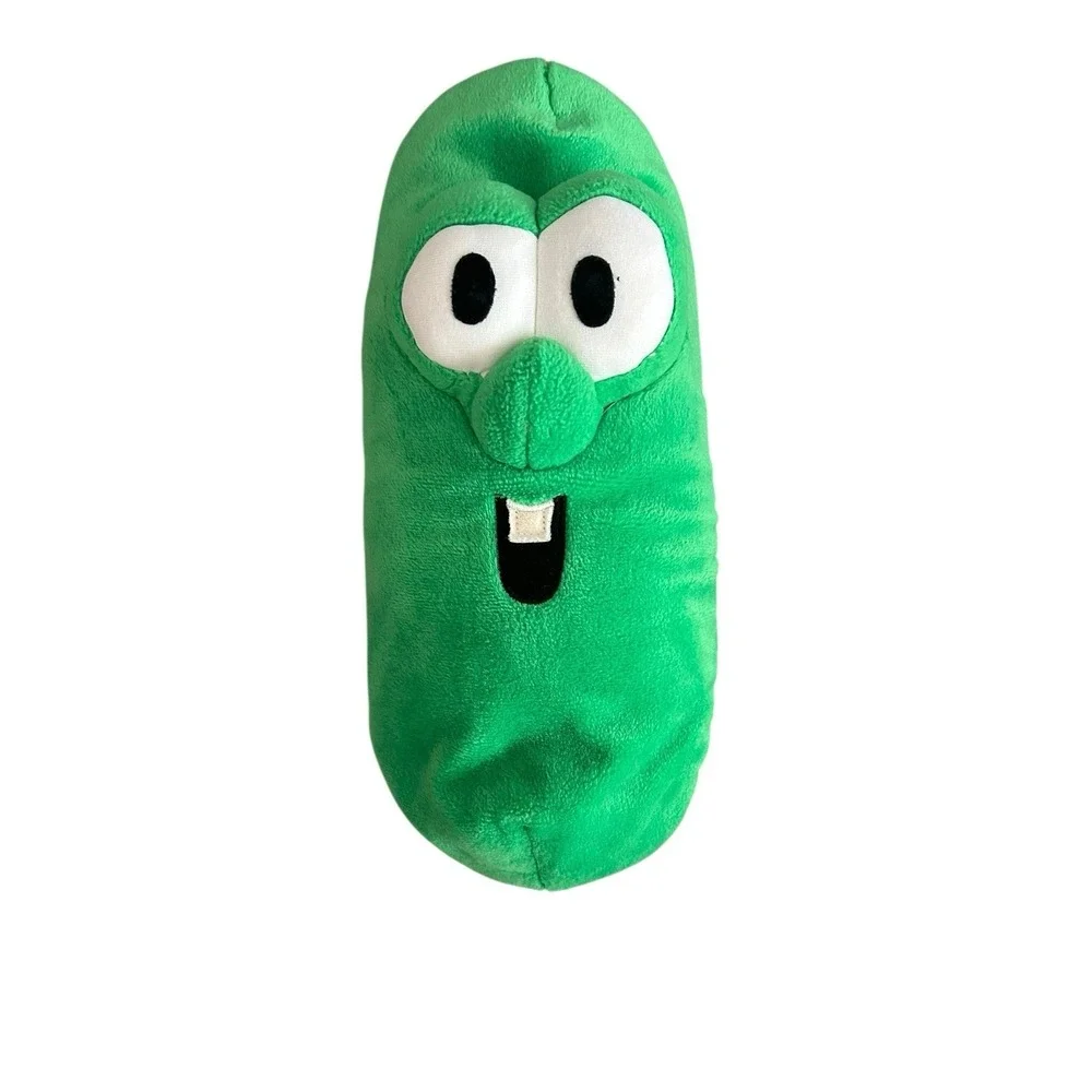 Veggie Tales Larry Boy / Cucumber Reversible Plush 13